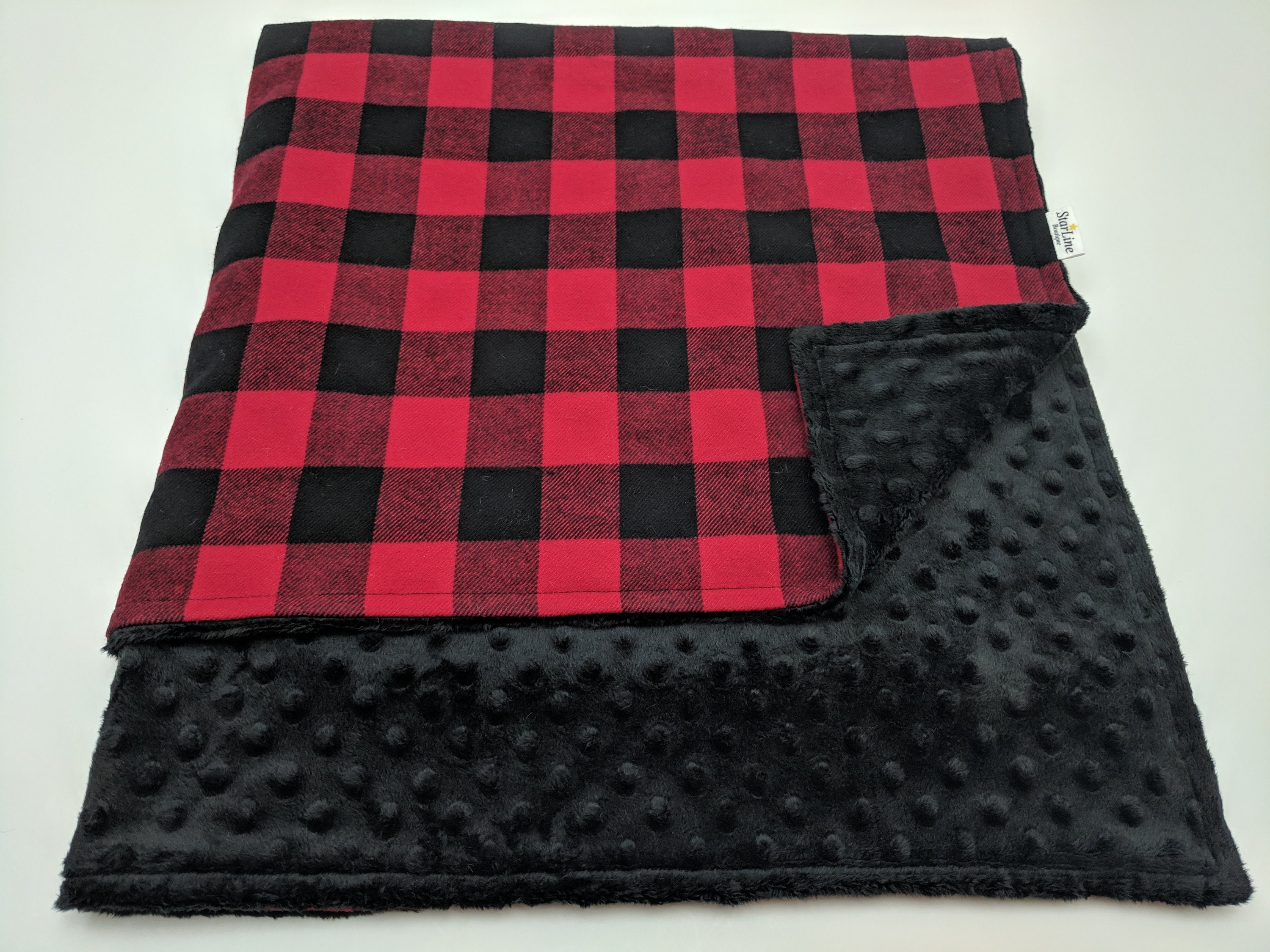 Buffalo Plaid Baby Blanket Flannel Buffalo Plaid Baby Etsy