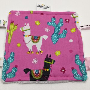 Llama Baby Gift-Llama Crinkle Square-Crinkle Sensory Toy-Llama Baby Shower-Crinkle Square Llama-Sensory Baby Gift-Llama Nursery Gift Girl
