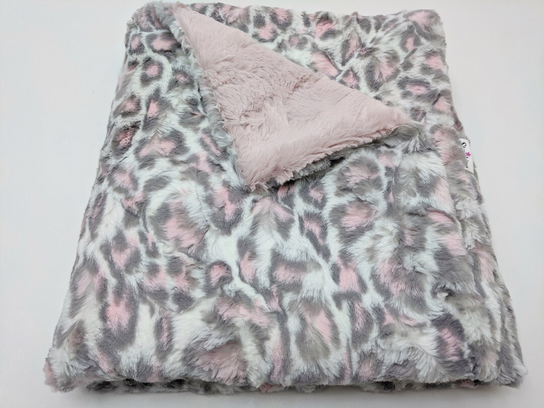 Lady Leopard Minky Blanket main image 1