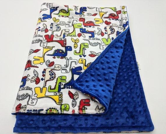 Dinosaur minky blanket hot sale