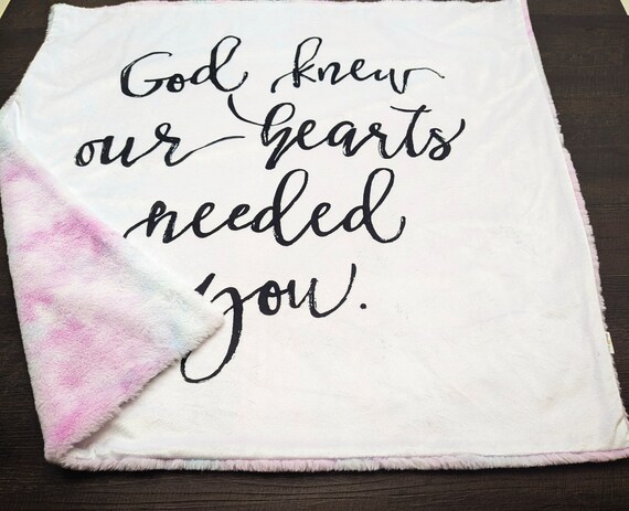 God knew i needed you blanket sale