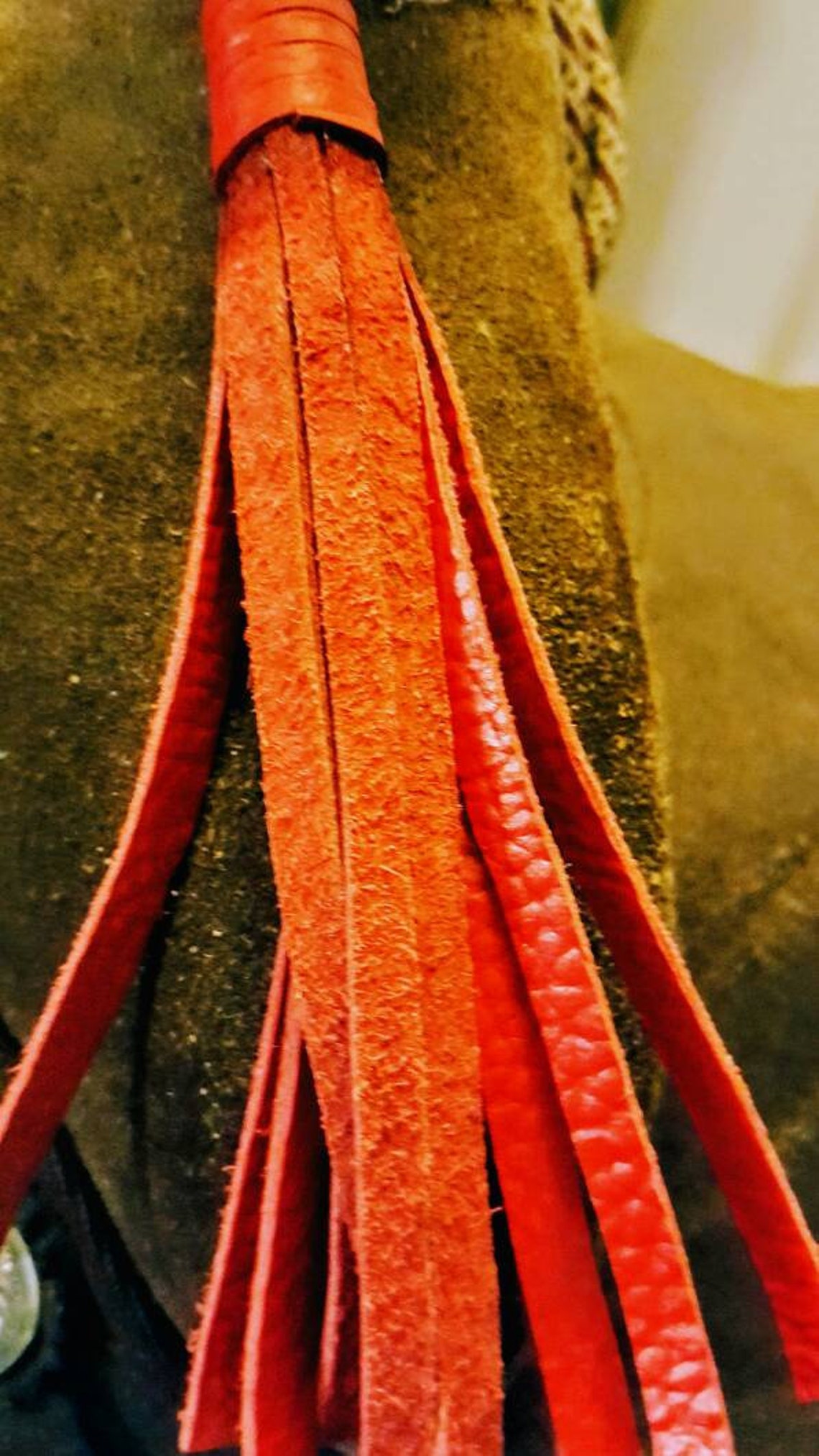 Western Leather Tassel Leather Saddle Charm Tassel leather Etsy