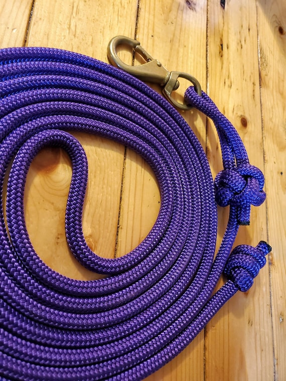 Purple 18ft Clinician Rope Horse Lead Rope-equine Lunge Line-horse Training Lead  Rope-purple Clinician Lead Rope purple Lead Rope Yacht -  Canada