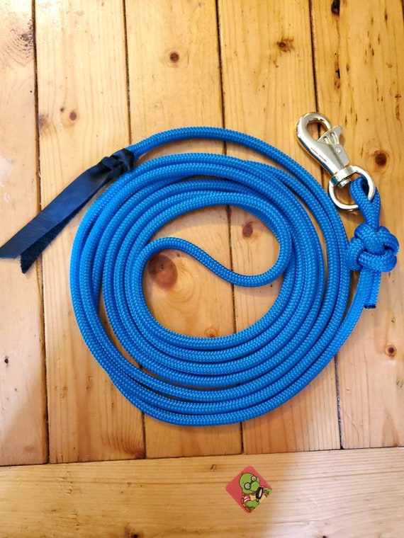 Lead Rope 14ft Blue Yacht Rope-horse Lunge Rope Clinician Lead Rope  14ft-liberty Lead-natural Horsemanship Lead Long Lead Rope-equine Rope -   Canada