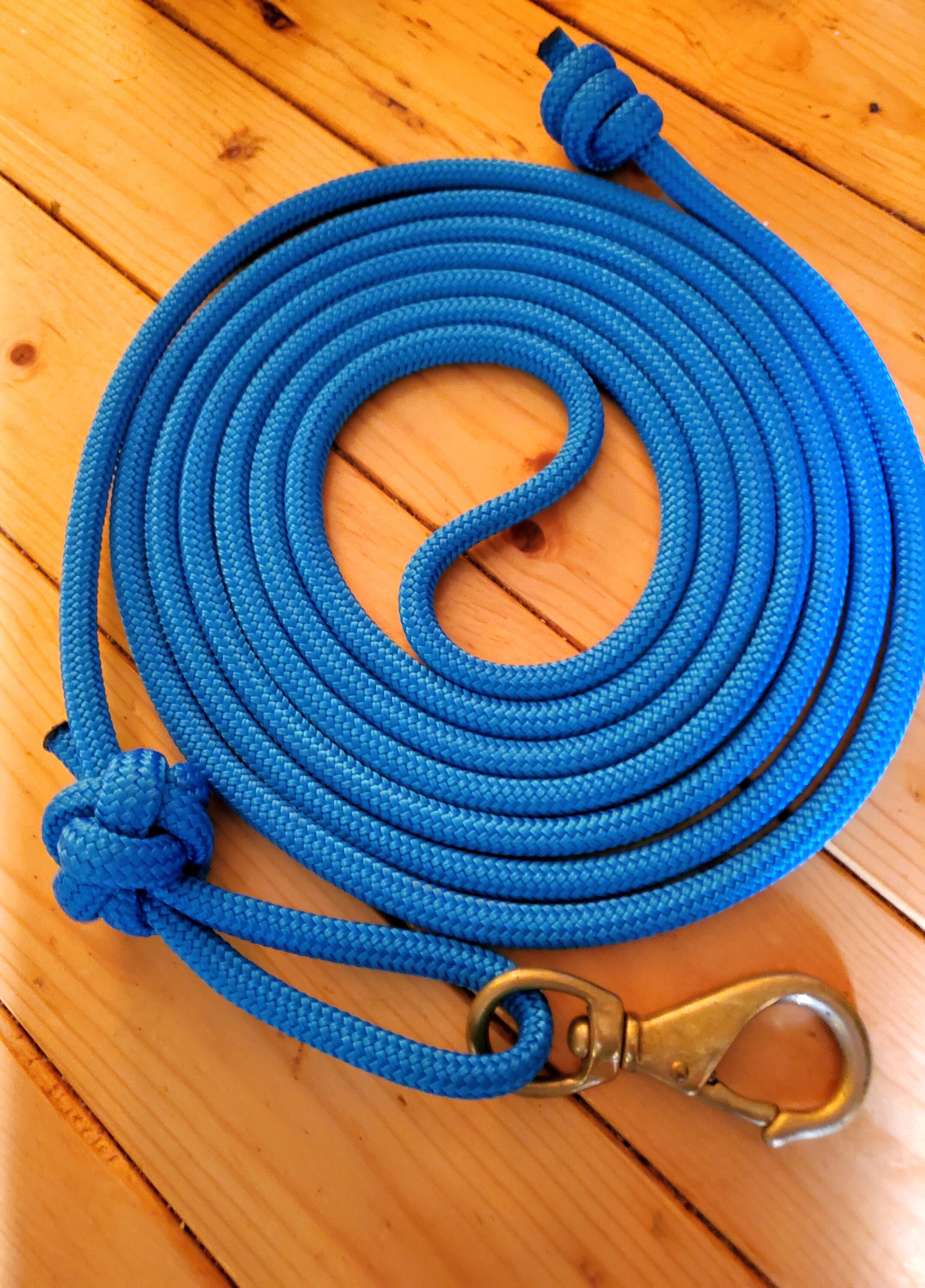 18ft Driving Line Bluehorse Rope Lunge Linehorse Training Etsy
