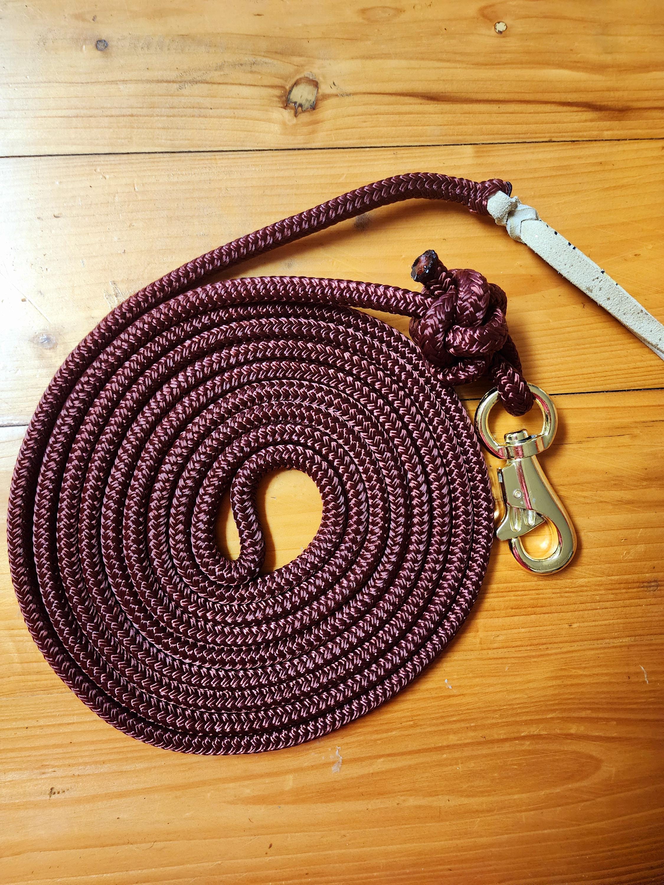 18ft Brown Yacht Rope Horse Lunge Line: Groundwork Training With ...