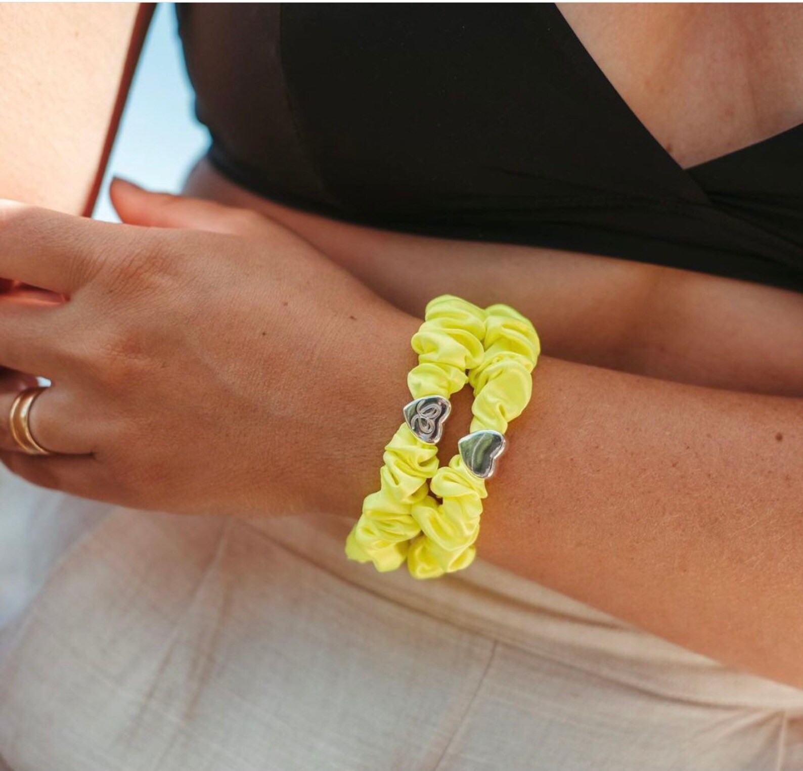 Bangle Hair Bands Bracelet Elastics Multicoloured Stretchy Etsy