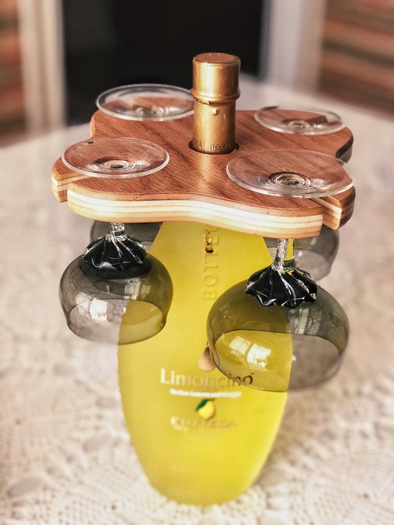 Wooden Wine Caddy Etsy
