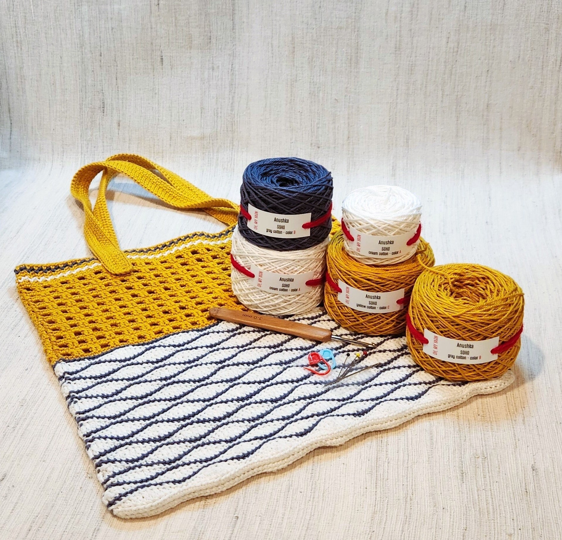 Crochet Starter Kit 73 Piece Crochet Kit FREE SHIPPING Kit