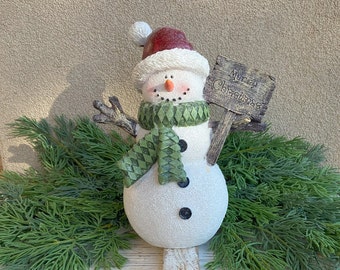 Snowman Decor Winter Decor Snowman Christmas Mantel Decor Winter Table Decor Snowman Winter Decor Christmas Gift Teacher