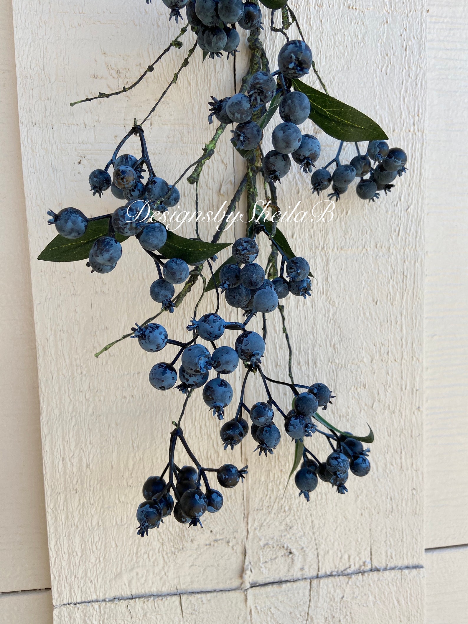 Blueberry Garland Kitchen Garland Farmhouse Garland Garland | Etsy