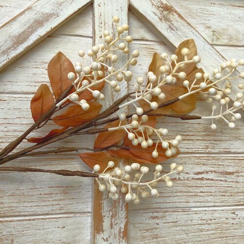 Fall Berry Pick, Neutral Fall Decor, Fall Wreath Supply, Floral Arrangement Fall, Greenery for Thanksgiving Centerpiece, Fall Garland Supply