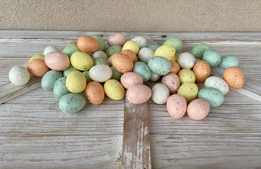 Easter Eggs Colored Small Easter Egg Decoration Tablescape Easter Eggs