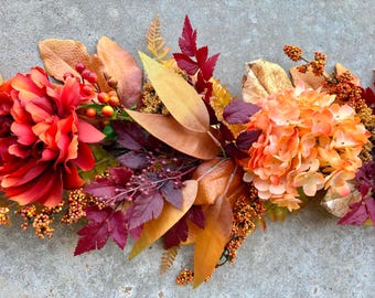 Fall Garland, Table Decor Thanksgiving, Mantel Garland, Fall Wedding Table Decor, Natural Fall Decor, Farmhouse Tablescape, Fall Shower