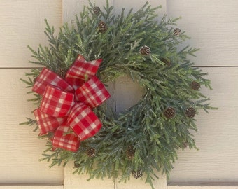 Christmas Wreath, Winter Wreath, Evergreen Wreath, Natural Christmas Wreath, Farmhouse Christmas Wreath, Christmas Wreath for Front Door