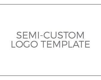 Semi-Custom Logo Template