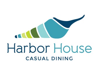 Harbor House Logo Template | Custom Logo Design | Premade Logo