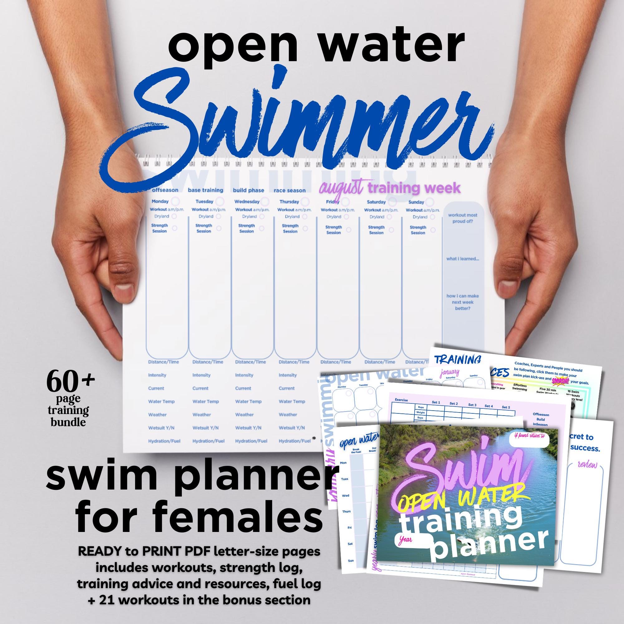 Open Water Swim Training Planner, Open Water Swim Tracker