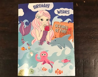 Mermaid Birthday Card