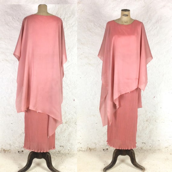 Oscar de la Renta Dusty Pink Ballgown