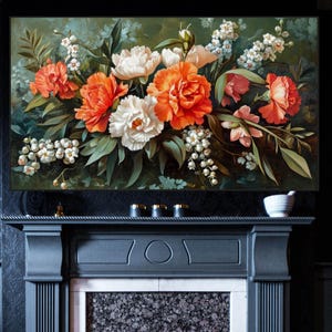 Spring Frame Tv Art wildflowers, Botanical floral, Tv screensaver, vintage flowers artwork, flowers, Samsung Frame Tv, INSTANT DOWNLOAD