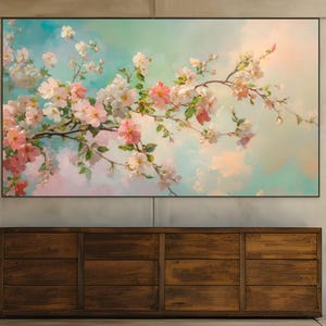 Spring Frame Tv Art wildflowers, Botanical floral, Tv screensaver, vintage flowers artwork, Tv Art, Samsung Frame Tv, INSTANT DOWNLOAD