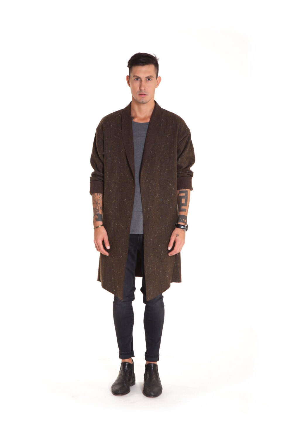 Long Cardigan Men - Etsy