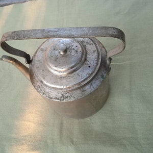 Large bronze teapot Antique army bronze teapot image 2