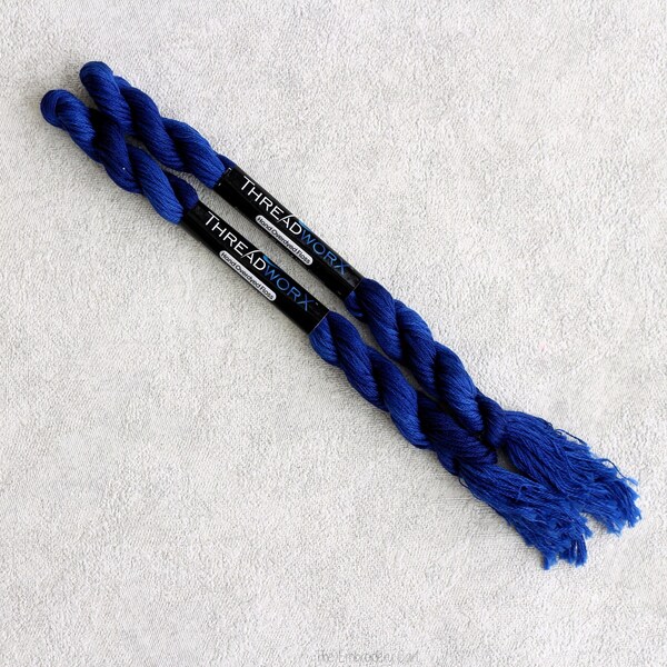 Royal Blue Embroidery Thread - Etsy
