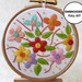 Sue Barsby reviewed Floral Embroidery Kit- Hand Embroidery Kit- Embroidery Kit- Beginner embroidery kit- DIY embroidery kit- Flowers Embroidery Kit- Spring Gift