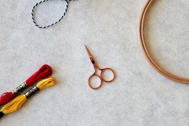 Rose Gold Scissors Embroidery Scissors Rose Gold Embroidery Scissors Sewing Scissors Scissors Embroidery Tools Craft Scissors image 3