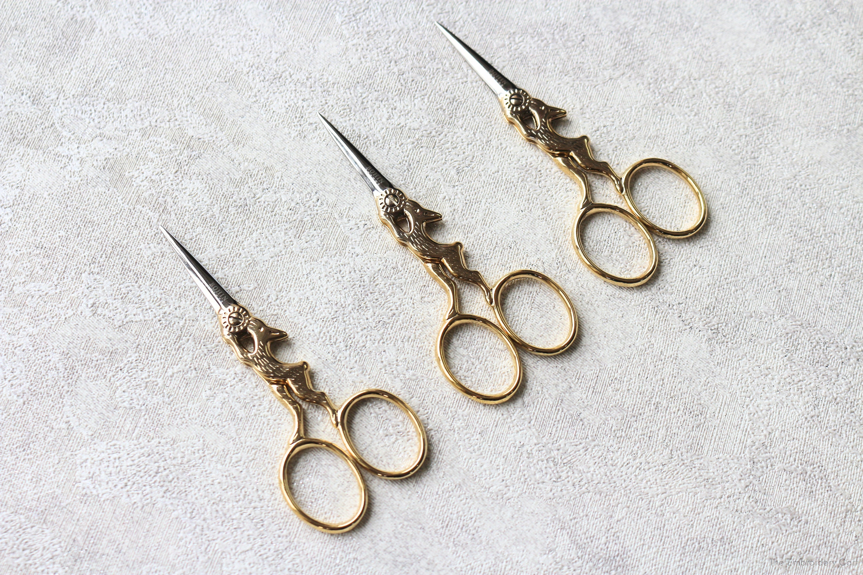 Bohin Gold Rabbit Needlepoint Scissors