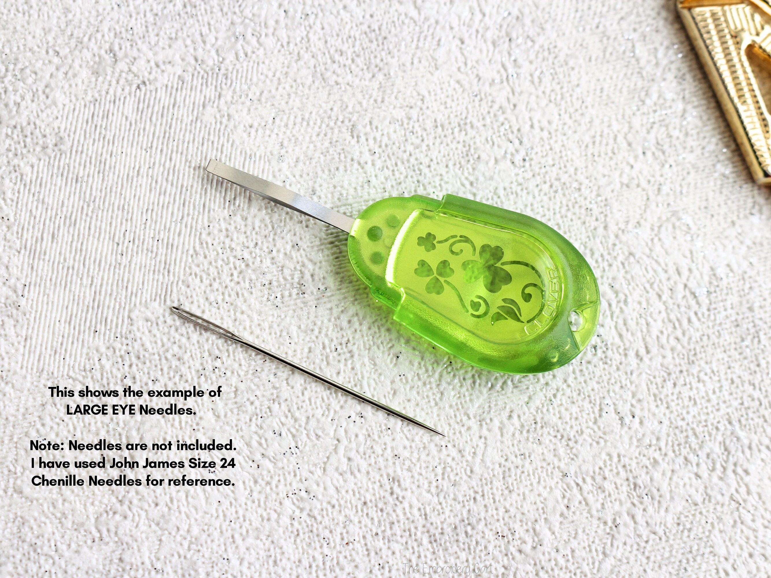 How to Use the Clover Embroidery Needle Threader