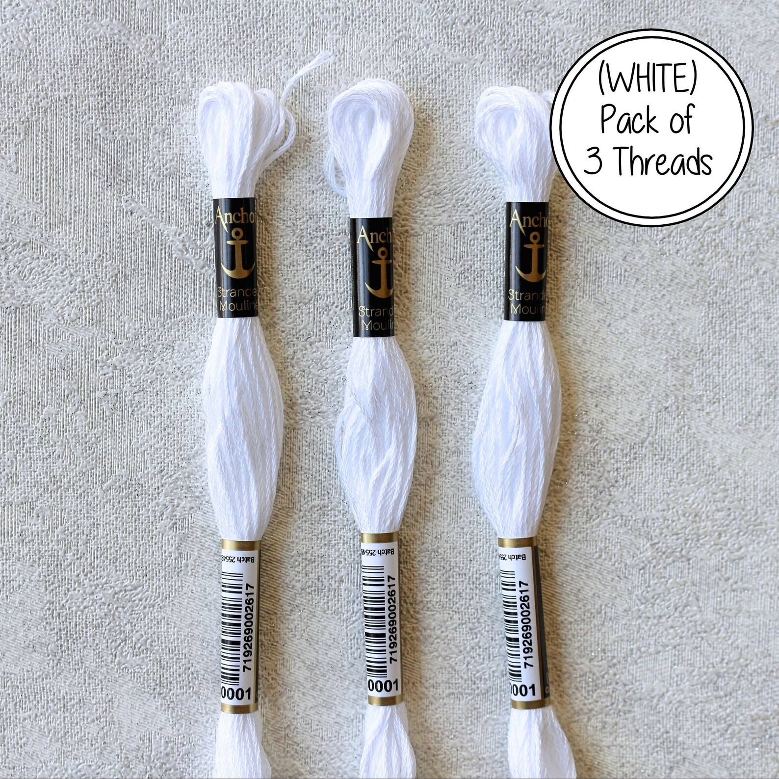 White Embroidery Thread White Colours Anchor Embroidery - Etsy UK