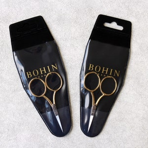 BOHIN Gold Scissors Embroidery Scissors Extra Large Handles Bohin Scissors Embroidery tools Craft Scissors Needlework Scissors image 8