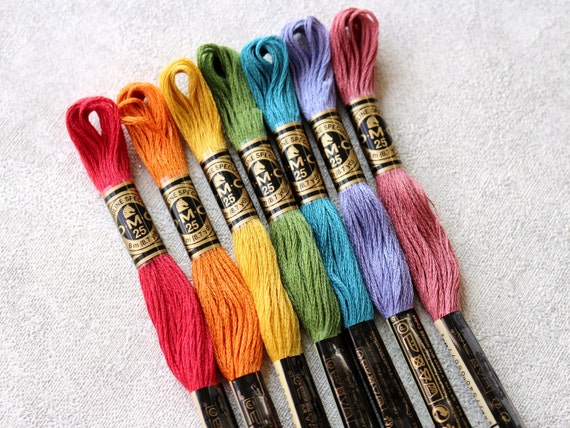 DMC Multi-colour Embroidery Floss 8-piece Pack of Earth Tone Embroidery  Floss 