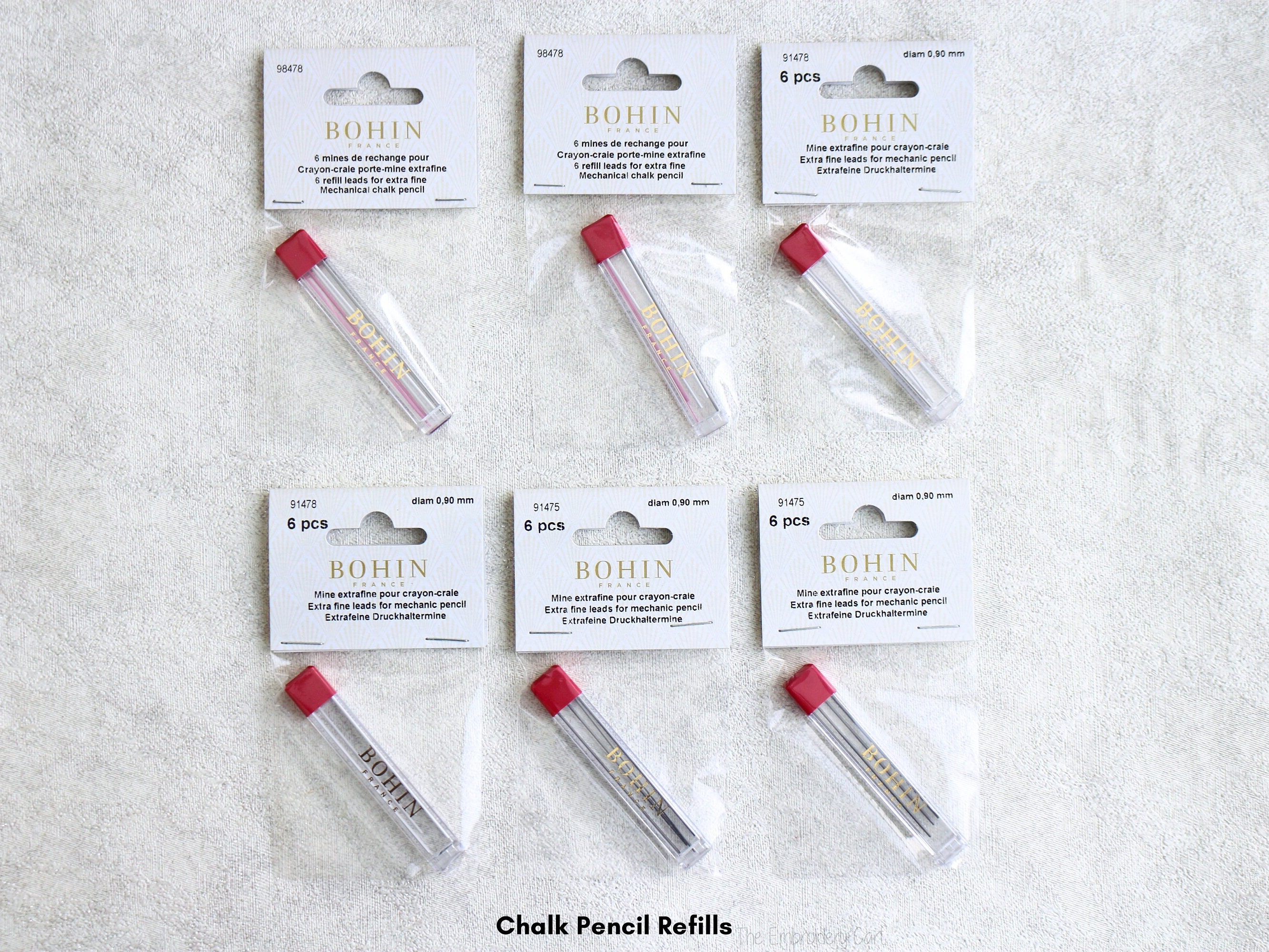 Bohin Mechanical Chalk Pencil - Extra Fine - White