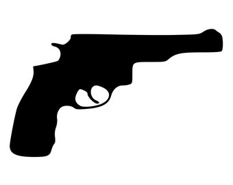 Pistol Gun Fondant Cookie Cutter AND Stamp #1625