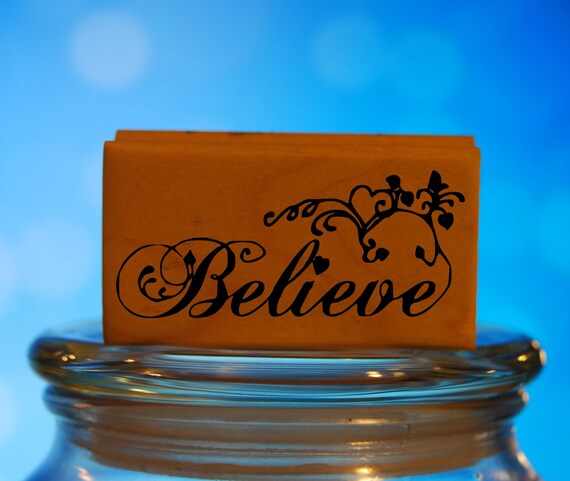 Authentic Butterfly Rubber Stamp Mounted Wood Block Art Stamp