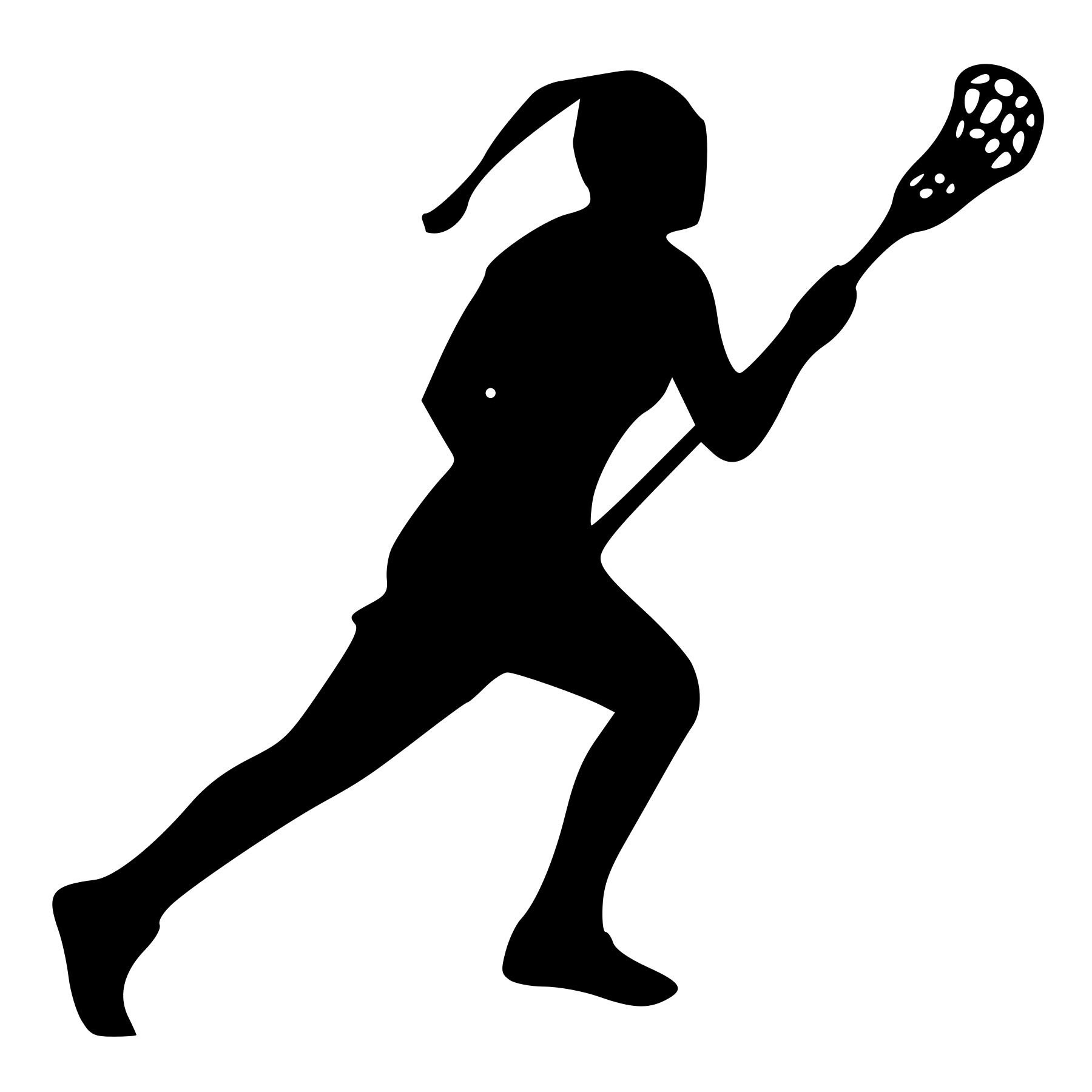 Girl Lacrosse Player Rubber Stamp Mounted Wood Block Art Stamp Etsy