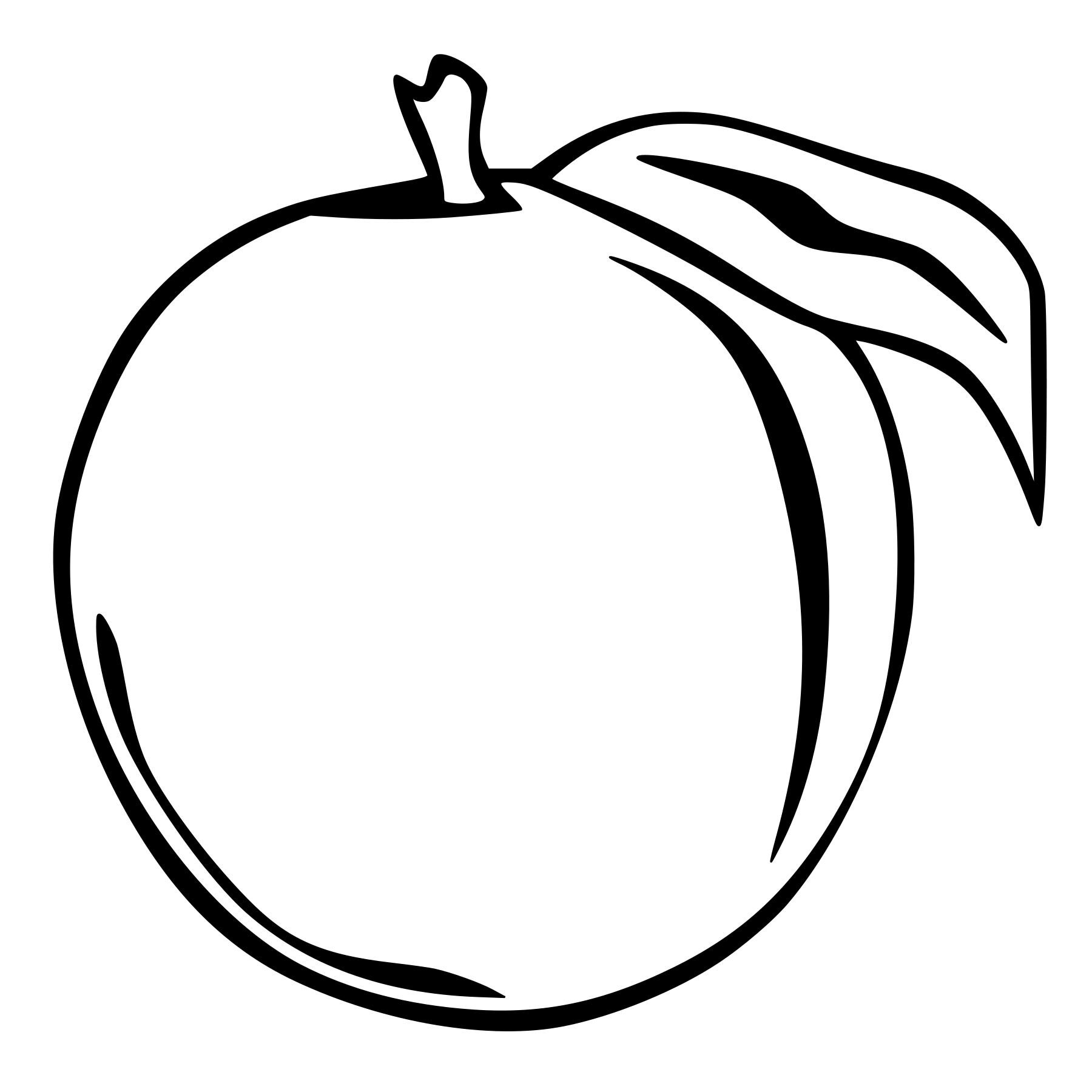 Peach Rubber Stamp Mounted Wood Block Art Stamp Etsy