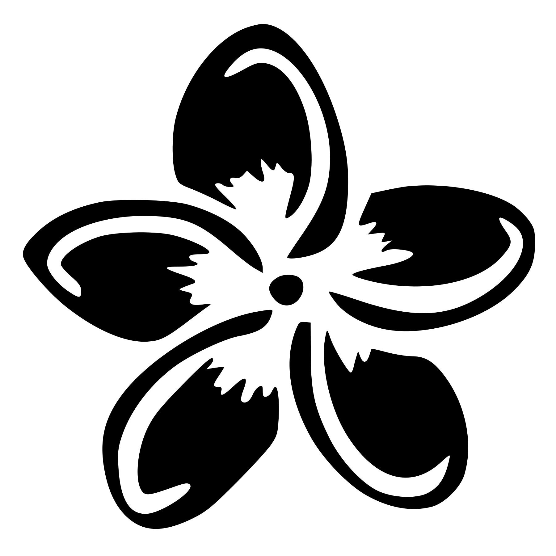 Plumeria Flower Rubber Stamp Mounted Wood Block Art Stamp Etsy