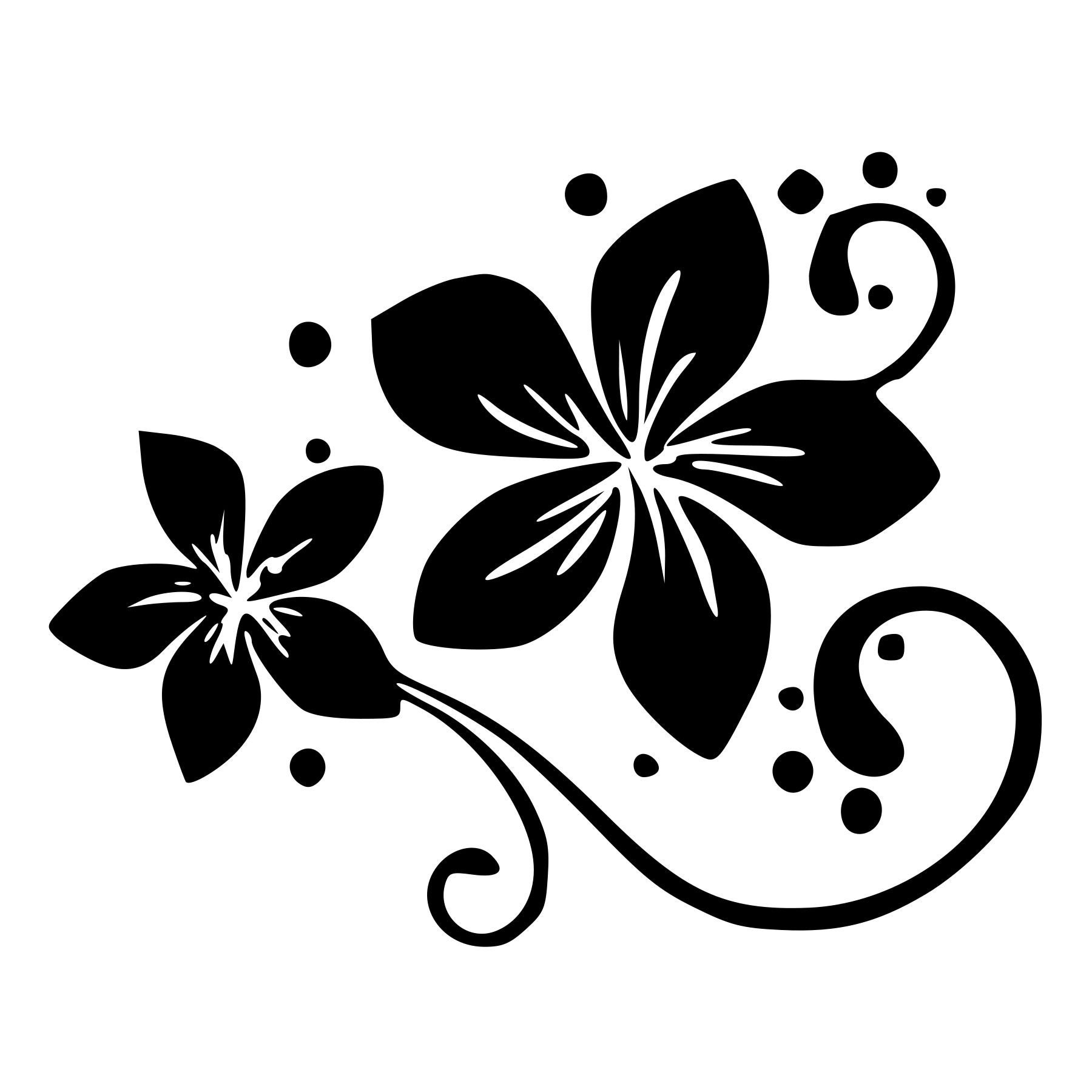 Plumeria Flower Rubber Stamp Mounted Wood Block Art Stamp Etsy