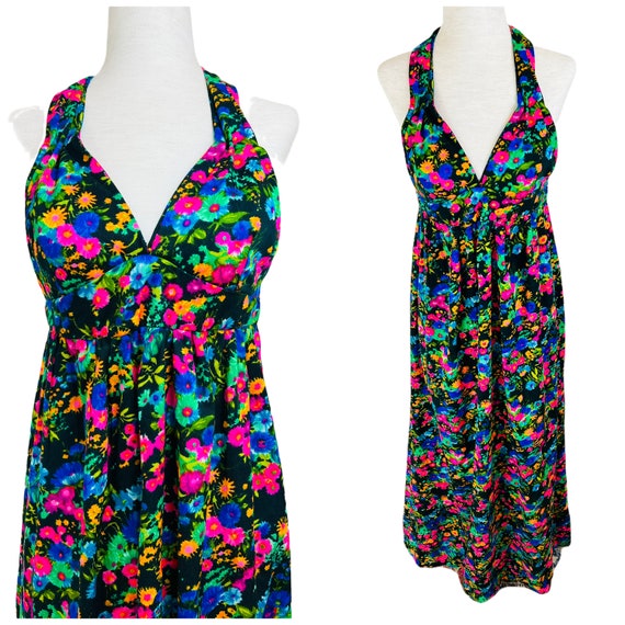 vintage floral maxi dress - Gem