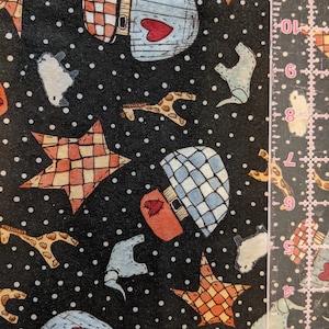 Noah&#39;s Ark by AlmaLynne for Hi-Fashion Fabrics  Rare Fabric