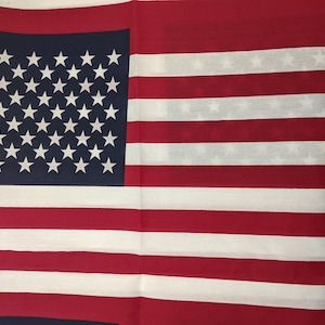 Americana, Patriotic Flag making fabric - make 8 flags that are 12.5 inch length X 18 inch width