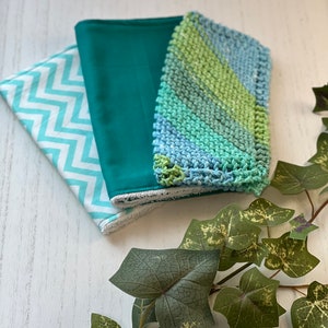 Baby Burp Cloth and Wash Cloth Set
