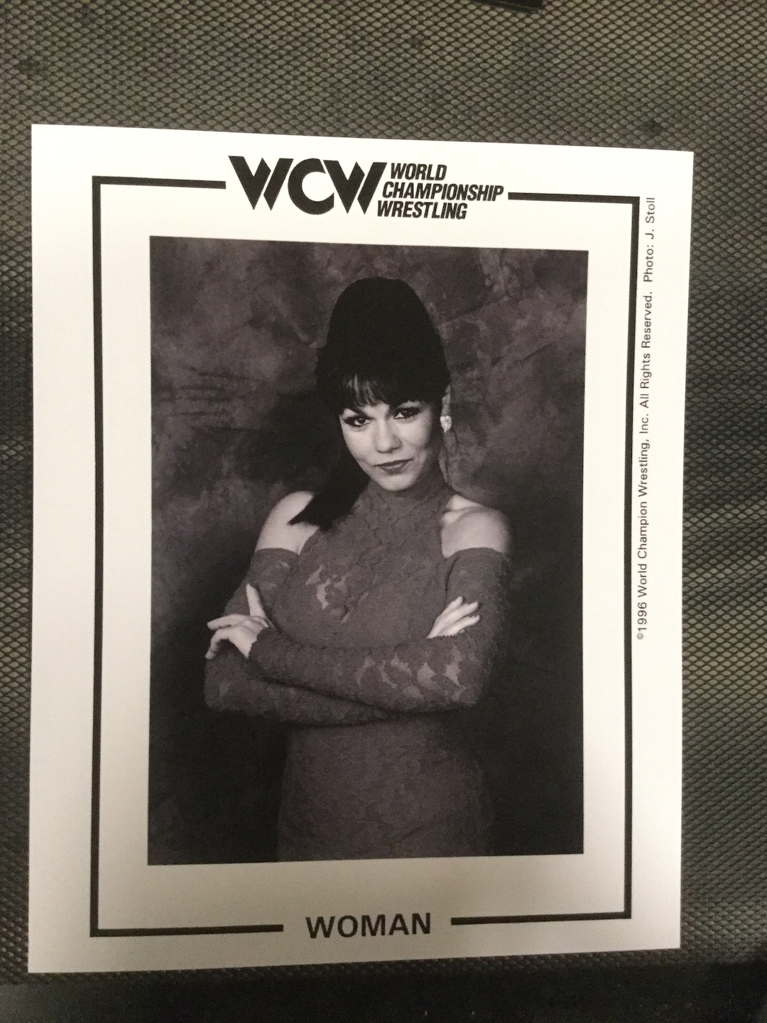 WCW 世界選手権レスリング WOMAN ナンシー・ベノワ 8x10 アート