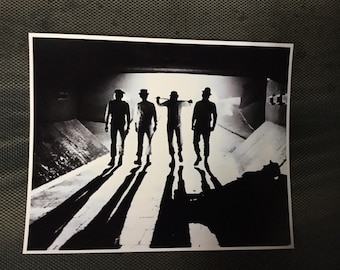 LA NARANJA MECÁNICA Stanley Kubrick, diseño de impresión artística de la película clásica, foto de 8x10, los droogs, ultraviolencia