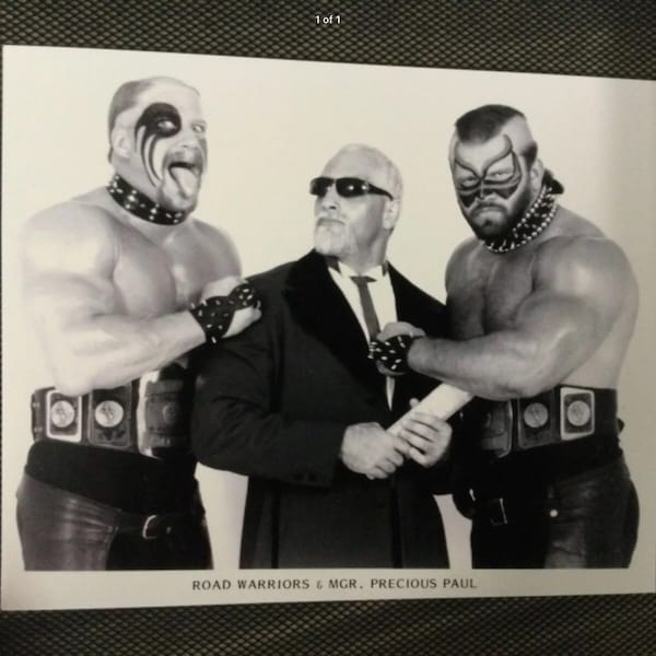 The road warriors legion of doom art print design 8x10 wrestling photo awa nwa